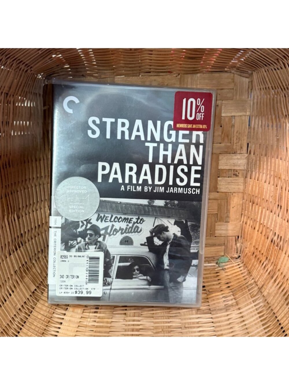 Stranger Than Paradise Criterion Collection DVD Set Director-Approved Special Ed